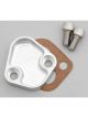 CSR Performance All V-8 Fords Fuel Block-Off Plate Except 351C 351M 400
