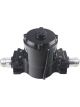 CVR Water Pump Billet Proflo Extreme Water Pump Inline Black