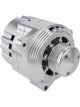 CVR Billet Powerhouse Alternator w/ 6 Groove Pulley Clear