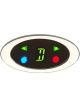 Dakota Digital Gear Position Indicator Aluminium Brushed Horizontal Gr
