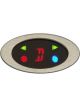 Dakota Digital Gear Position Indicator Aluminium Brushed Horizontal Re