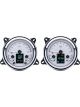 Dakota Digital Gauge Kit Analog/Digital Silver Background Multico