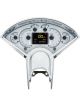 Dakota Digital Gauge Kit Analog/Digital Silver Background Multicolou