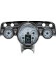 Dakota Digital Gauge Kit Analog/Digital Silver Background Multicolou