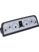 Dakota Digital Gauge Kit Analog/Digital Silver Background Multico