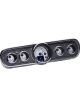 Dakota Digital Gauge Kit Analog/Digital Silver Background Multic