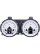 Dakota Digital Gauge Kit Analog/Digital Silver Background Multic