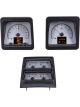 Dakota Digital Gauge Kit Analog/Digital Silver Background Multic