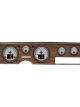 Dakota Digital Gauge Kit Analog/Digital Silver Background Multic