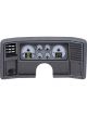 Dakota Digital Gauge Kit Analog/Digital Silver Background Multico