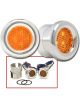 Dakota Digital LED Market Lights Round Amber Set