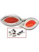 Dakota Digital LED Market Lights Cateye Red Set