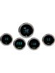 Dakota Digital Gauge Kit Solarix Series Digital Chrome Bezel Blue N