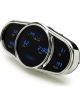 Dakota Digital Gauge Panel Series III Teal Display Chrome Bezels U