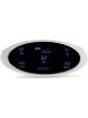 Dakota Digital Gauge Panel Series III Teal Display Chrome Bezels