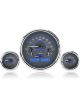 Dakota Digital Gauge Kit Universal Triple Round Analog VHX System