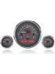 Dakota Digital Gauge Kit Universal Triple Round Analog VHX System