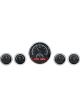 Dakota Digital Gauge Kit Universal Five Gauge Round Analog VHX Sy