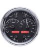 Dakota Digital Gauge Kit Universal Single 7in. Round Analog Black