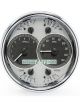 Dakota Digital Gauge Kit Universal Single 7in. Round Analog Silve
