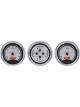 Dakota Digital Gauge Kit Universal Trio 5.4in. Round Analog Black