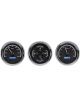 Dakota Digital Gauge Kit Universal Trio 5.4in. Round Analog Silve