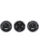 Dakota Digital Gauge Kit Universal Trio 5.4in. Round Analog Silve