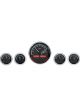 Dakota Digital Gauge Kit Universal Five Gauge Round Analog Black