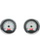 Dakota Digital Gauge Kit Universal Six Gauge Round Analog Silver