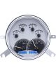 Dakota Digital Gauge Kit 1949- 50 Chevrolet Analog Silver Backgrou