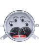 Dakota Digital Gauge Kit 1949- 50 Chevrolet Analog Silver Backgrou