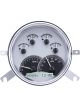 Dakota Digital Gauge Kit 1949- 50 Chevrolet Analog Silver Backgrou