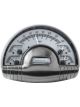Dakota Digital Gauge Kit 1949- 50 Oldsmobile Analog Silver Backgro