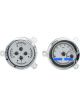 Dakota Digital Gauge Kit 1951- 52 Chevrolet Analog Silver Backgrou