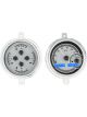 Dakota Digital Gauge Kit 1951- 52 Ford Pickup Analog Silver Bac
