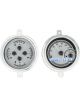 Dakota Digital Gauge Kit 1951- 52 Ford Pickup Analog Silver Bac