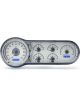 Dakota Digital Gauge Kit 1953- 54 Chevrolet Analog Silver Backgrou
