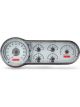 Dakota Digital Gauge Kit 1953- 54 Chevrolet Analog Silver Backgrou