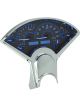 Dakota Digital Gauge Kit 1955- 56 Chevrolet Analog Carbon Fiber Ba
