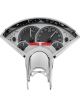 Dakota Digital Gauge Kit 1955- 56 Chevrolet Analog Silver Backgrou