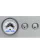 Dakota Digital Gauge Kit 1955- 86 Jeep CJ Analog Silver Background