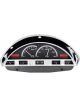 Dakota Digital Gauge Kit 1957 Ford Pickup Analog Black Backgrou