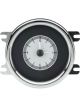 Dakota Digital Analog Clock 1941- 48 Chevrolet Car Silver Backgrou