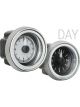 Dakota Digital Analog Clock 1951- 52 Chevrolet Car Black Backgroun