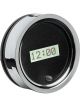 Dakota Digital Digital Clock Round Electrical Gray Face Red Number