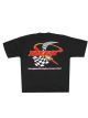Dart T-Shirt Short Sleeve Cotton Black Dart Logo Men's X-Large