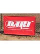 Dart Banner Vinyl Red Background Dart Logo 34 in. Width 58 in. Length