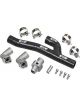 Davies Craig 8611 Chev Small Block Ewp Header Adaptor Kit Black Hose
