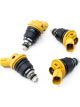 Deatschwerks Set of 4 740cc Side Feed Injectors for Subaru STI E
