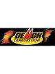 Demon Banner Vinyl Black Demon Logo Grommets 24